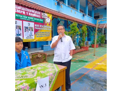 PEMILIHAN CALON KETUA DAN WAKIL KETUA OSIS SMPN 1 KAWALI