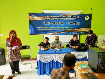 WORKSHOP LEARNING MANAGEMENT SYSTEM IMPLEMENTASI PENILAIAN BERBASIS IT 