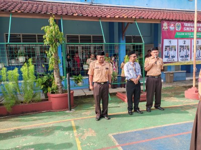 PELEPASAN REGU LILI D.2.4 GUDEP 13.068 UNTUK MENGIKUTI LT III GERAKAN PRAMUKA KWARTIR CABANG CIAMIS