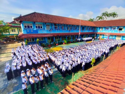 UPACARA BENDERA PERTAMA SEMESTER GENAP TAHUN 2023