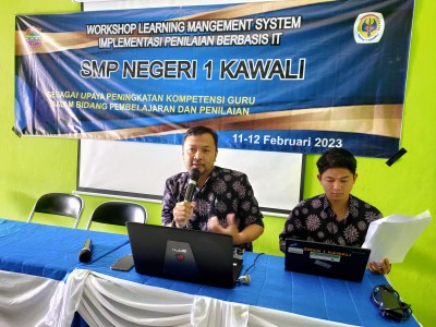 WORKSHOP LEARNING MANAGEMENT SYSTEM IMPLEMENTASI PENILAIAN BERBASIS IT 